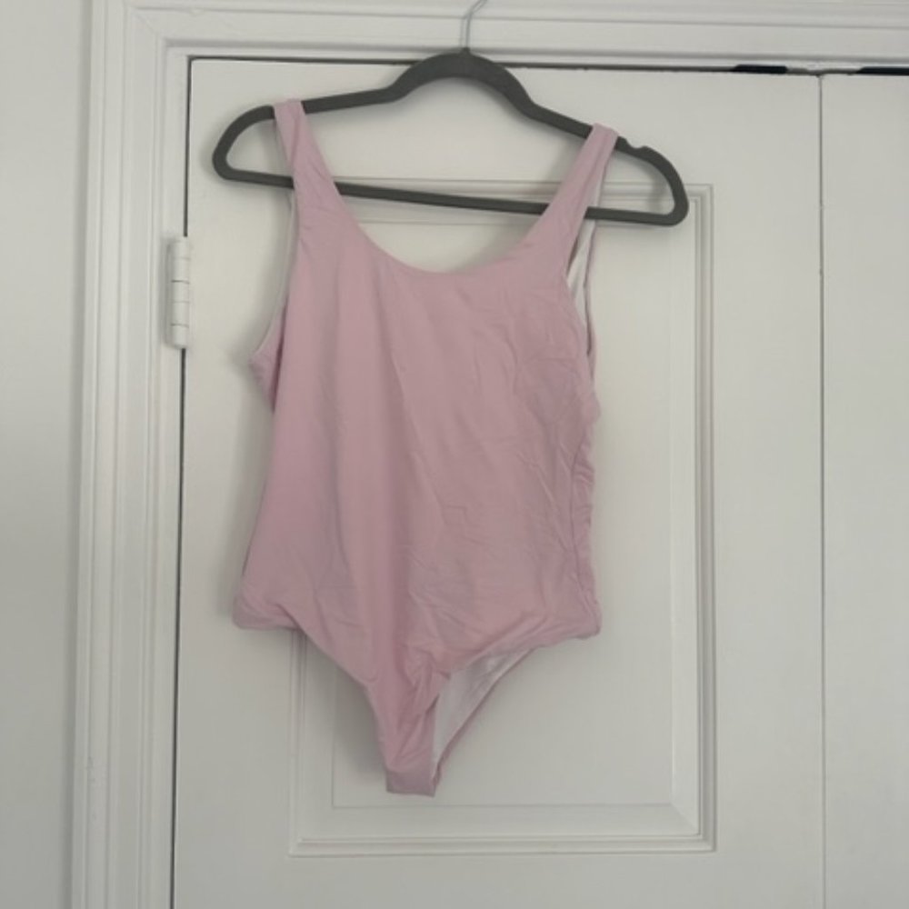 Reina Olga Pink One Piece Swimsuit Size M